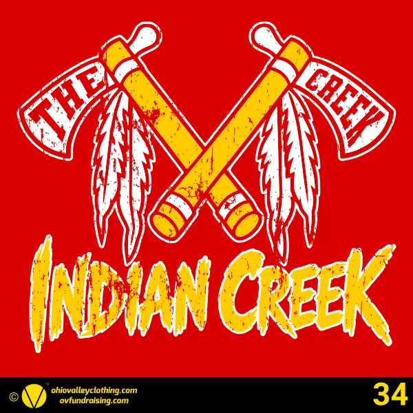 Indian Creek Football Boosters 2026 Design 34
