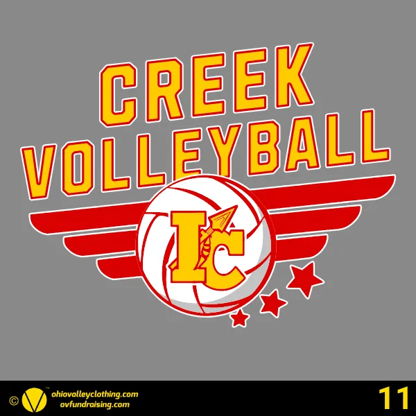 Indian Creek Volleyball 2024- Design 11