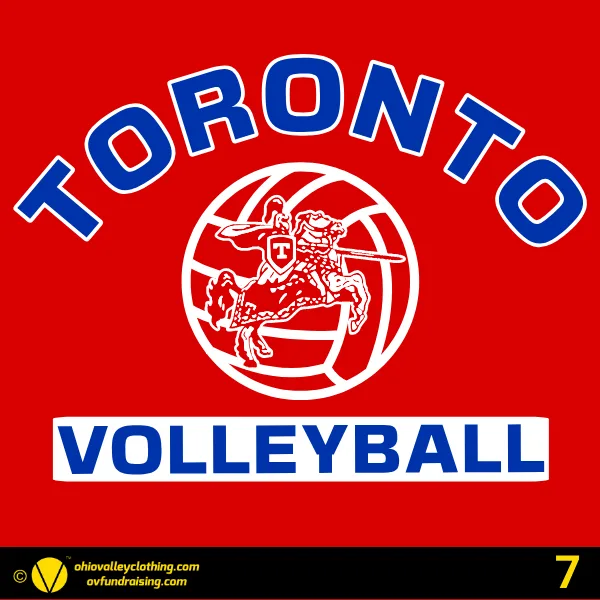 Toronto Jr. High Volleyball 2024 Design 07