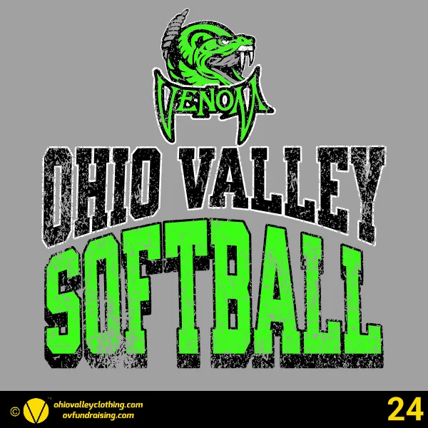 Ohio Valley Venom Softball 2024-2025 Design 24