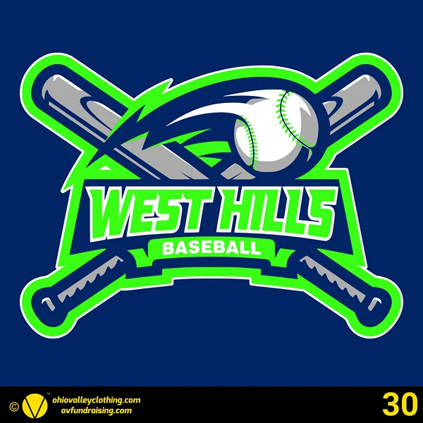 West Hills Baseball 2024 Design 30