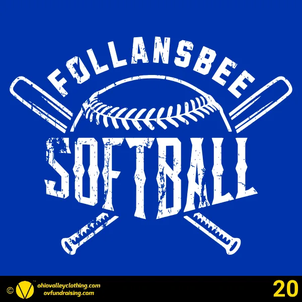 Follansbee Baseball & Softball Association 2025 Design 20