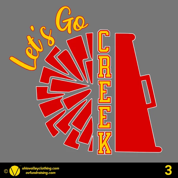 Creek Youth Cheerleaders 2024- Design 03