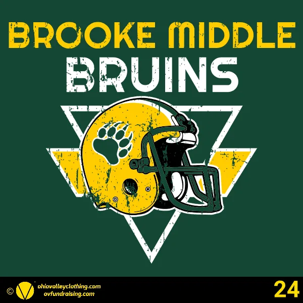 Brooke Middle School Football 2025 Design 24
