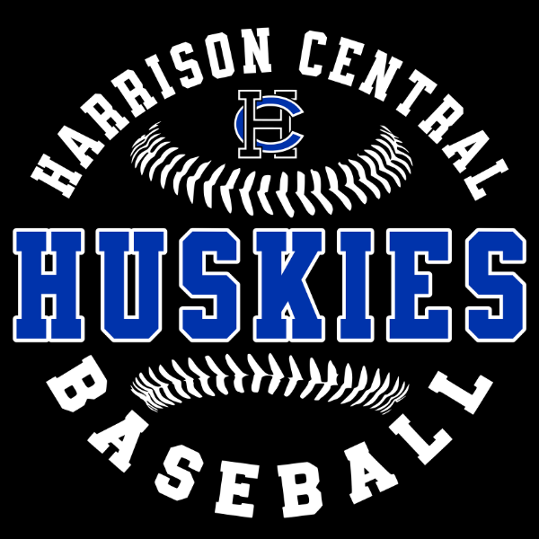 Harrison Central Youth Baseball 2025 logo