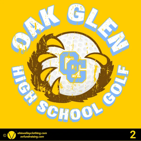 Oak Glen High School Golf 2026 Design 02