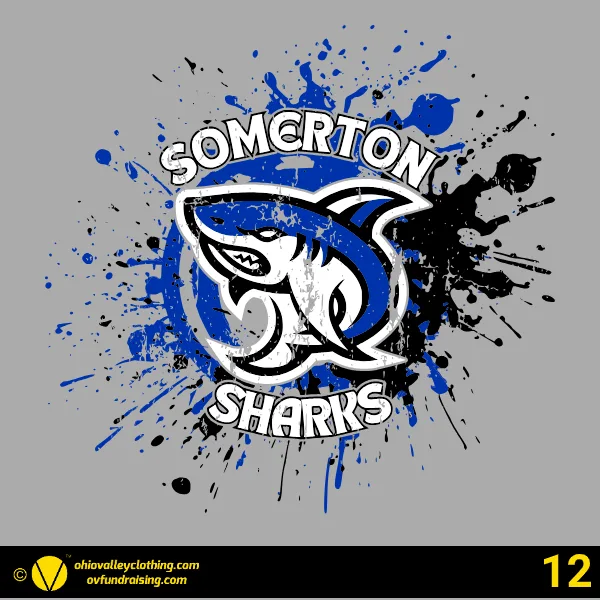 Somerton Sharks Swim Team 2025 Design 12