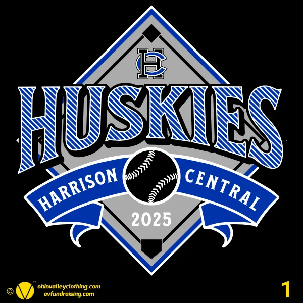 Harrison Central Youth Baseball Association 2025 Design 01