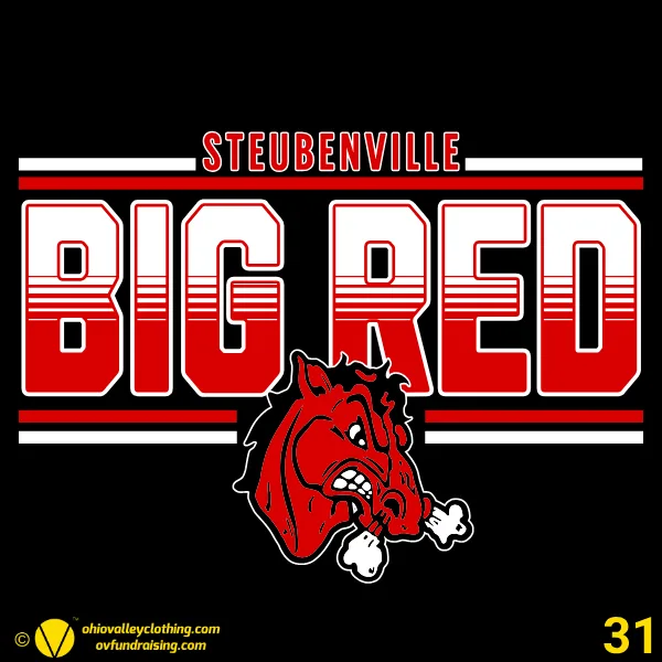Steubenville Big Red Wrestling 2024-2025 Design 31