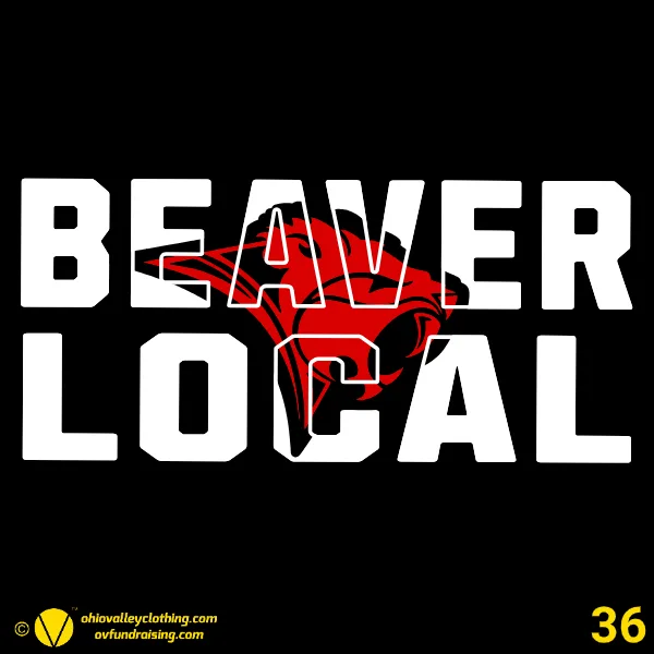 Beaver Local Touchdown Club 2025 Design 36