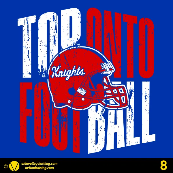 Toronto High School Football 2025 Design 08