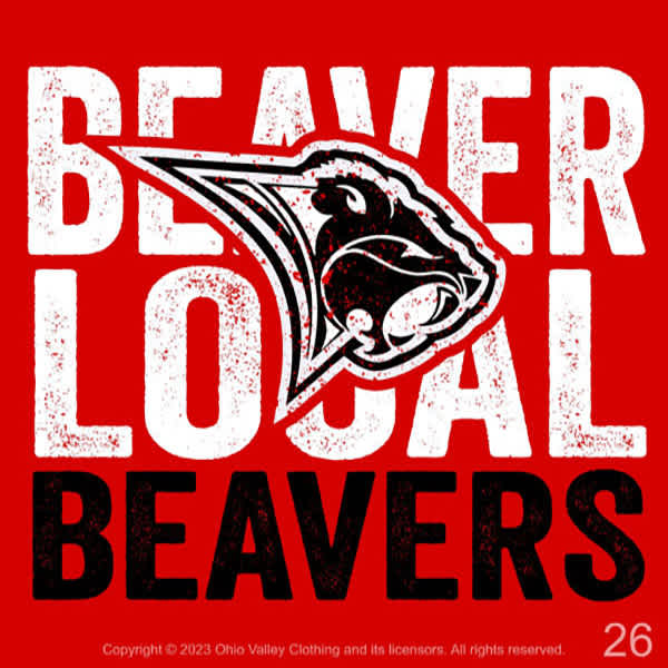 Beaver Local Track & Field 2023 Fundraising Design Samples