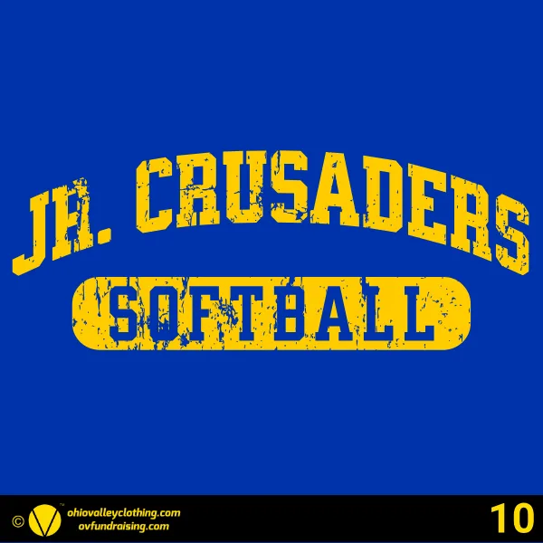 Jr Crusaders Softball 2026 Design 10