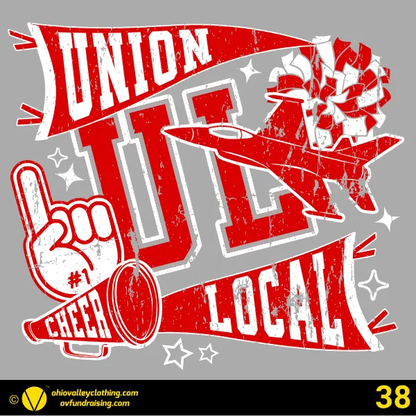 Union Local Little Jets Cheer 2026 Design 38