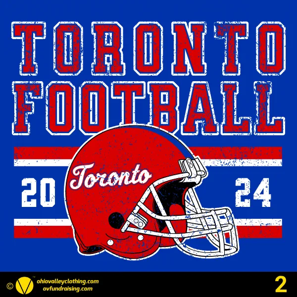 Toronto High School Football 2024 Design 02
