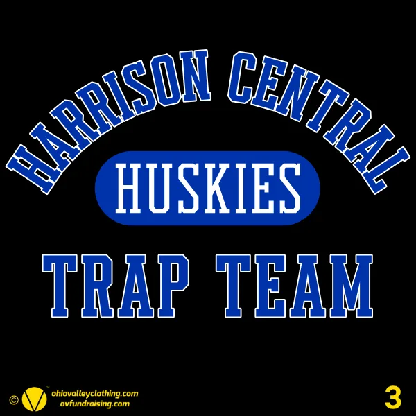 Harrison Central Trap Team Fall 2026 Design 03