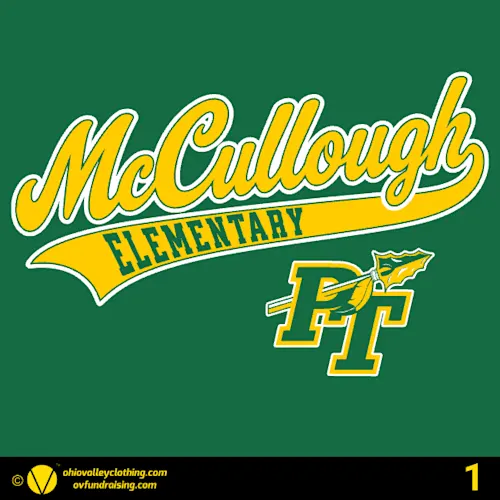 McCullough Elementary School 2026 Fundraising Sample Designs