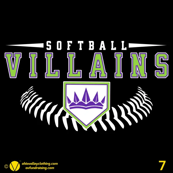 Villains Softball 2024 Design 07