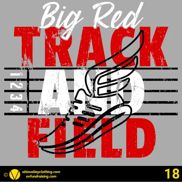 Steubenville Big Red Track 2026 Design 18