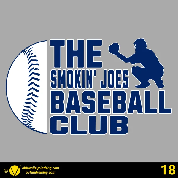 The Smokin' Joes Baseball Club Fall 2024 Design 18