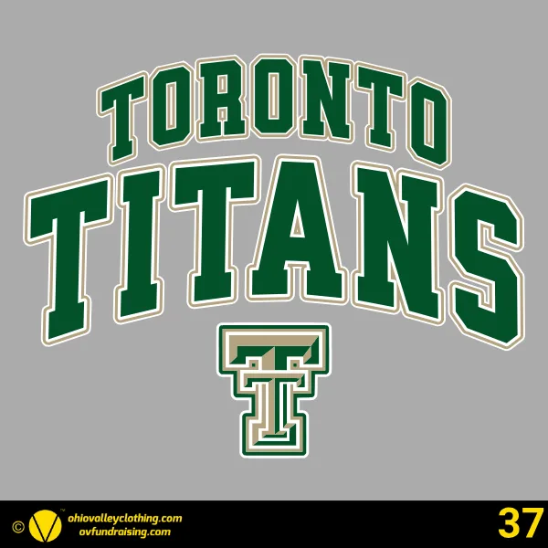 Toronto Titans Youth Football & Cheer 2026 Design 37