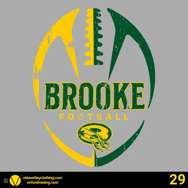 Brooke Middle School Football 2026 Design 29