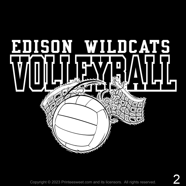 Edison Volleyball 2023 Camp Shirt Designs Edison Volleyball Volleyball Camp 2023-2