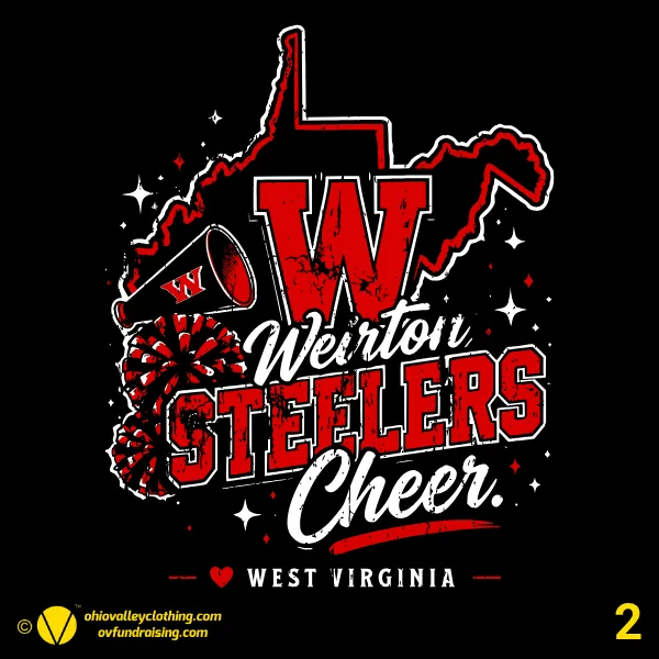Weirton Steelers Cheering Organization 2026 - Design 02