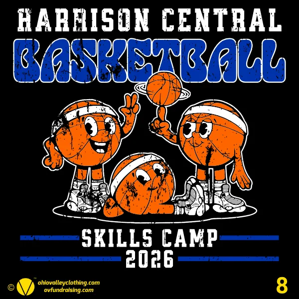 Harrison Central Basketball Skills Camp 2026 Design 08