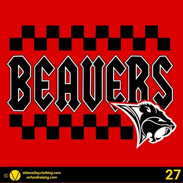 Beaver Local Red Pride Band Boosters 2026 Design 27