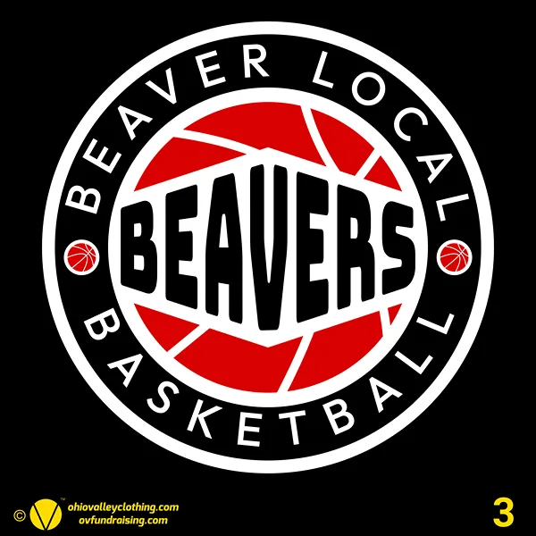 Beaver Local Boys Basketball 2024-2025 Design 03