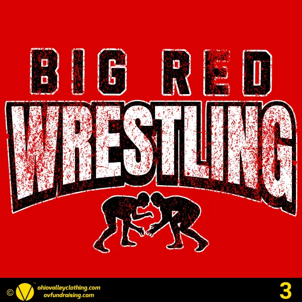 Steubenville Big Red Wrestling 2024-2025 Design 03