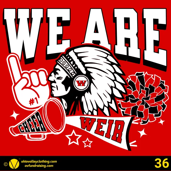 Weirton Steelers Cheering Organization 2026 - Design 36