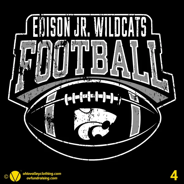 Edison Jr Wildcats Football 2026 Design 04
