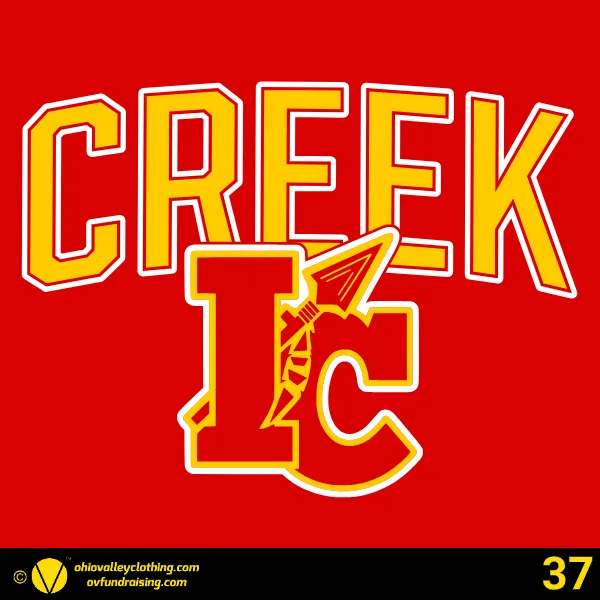 Indian Creek High School Cheerleaders 2025 Design 37