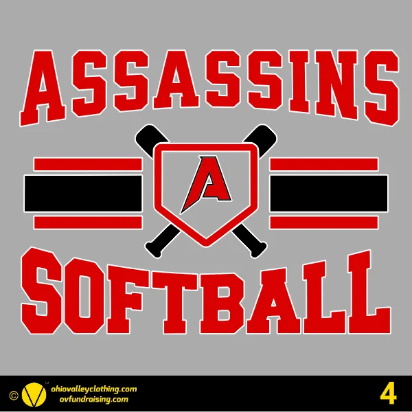 Assassins Softball Fall 2025 Design 04