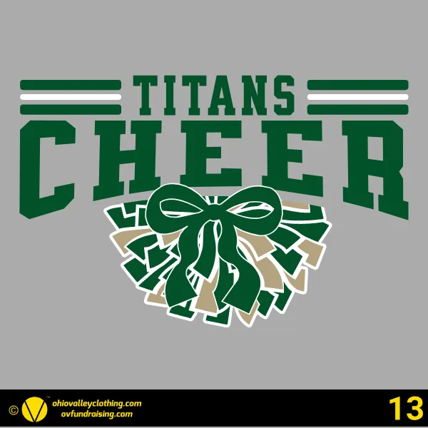 Toronto Titans Youth Football & Cheer 2026 Design 13