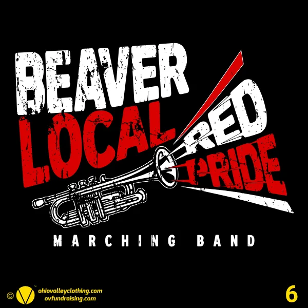 Beaver Local Red Pride Band Boosters 2026 Design 06