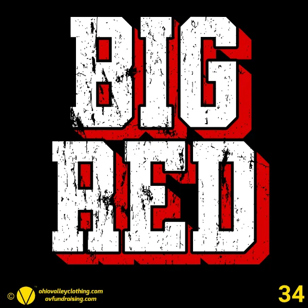 Steubenville Big Red Baseball 2026 - Design 34