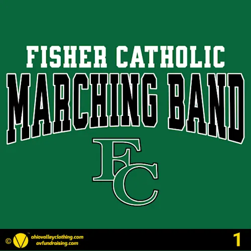 Fisher Catholic Marching Band 2026 Fundraising Sample Designs