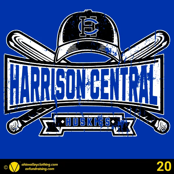 Harrison Central Youth Baseball Association 2025 Design 20