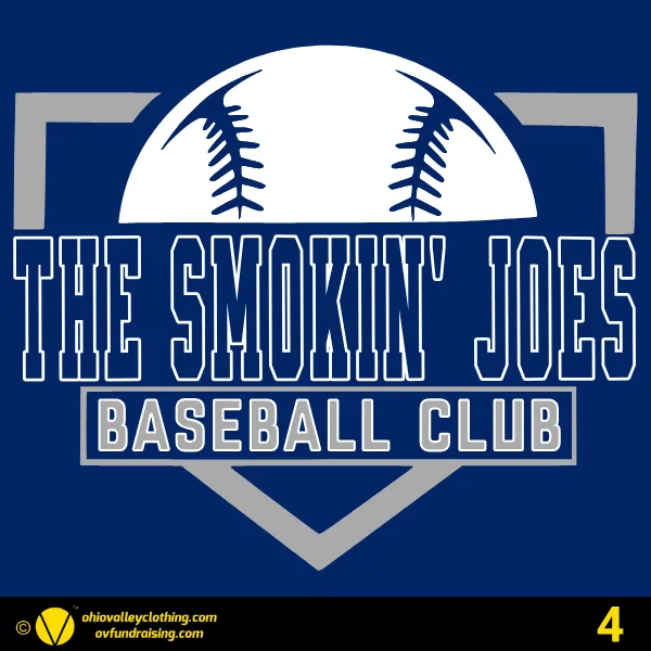 The Smokin' Joes Baseball Club Fall 2024 Design 04