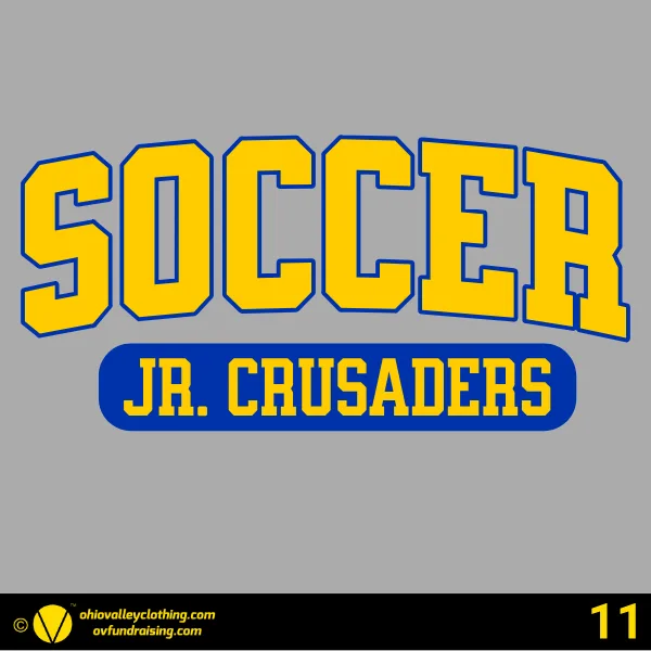 Jr. Crusaders Soccer 2026 Design 11