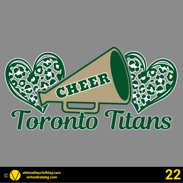 Toronto Titans Cheer & Football 2024- Design 22