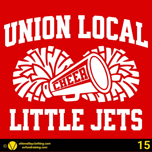 Union Local Little Jets Cheer 2026 Design 15