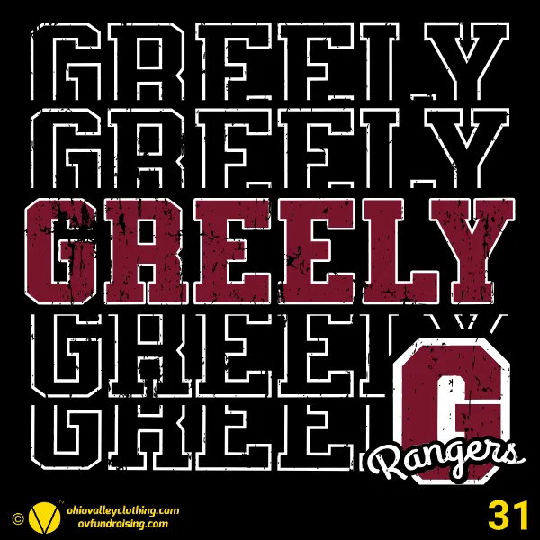 Greely Rangers Football 2026 Design 31
