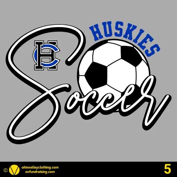 Harrison Central Huskies Soccer 2026 Design 05