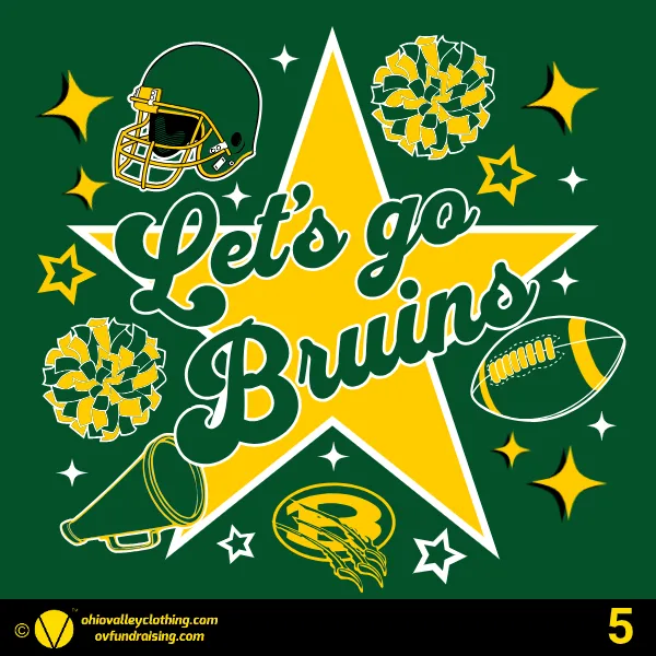 Brooke Bruin Youth Football & Cheer 2025 Design 05