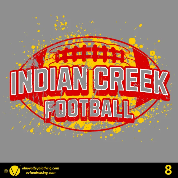Indian Creek Football Boosters 2026 Design 08