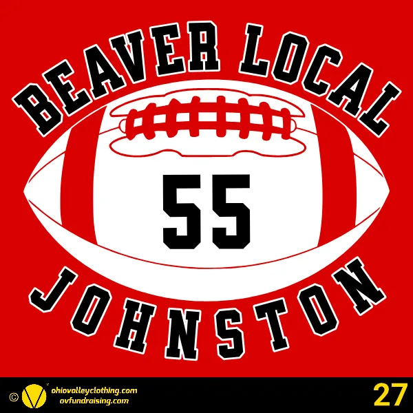 Beaver Local Touchdown Club 2025 Design 27